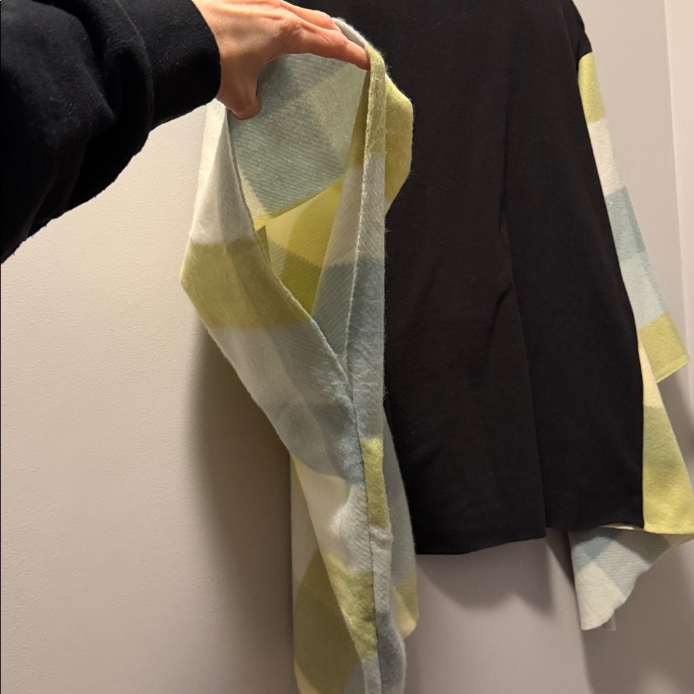 Metallica Poncho Fleece Green raven skull sewn sides - Picture 3 of 7